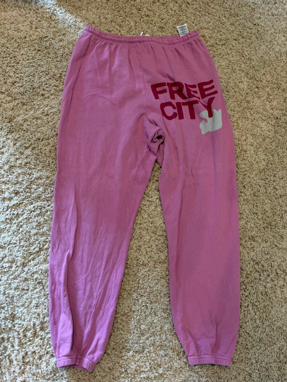 Free City Pink Sweatpants XL